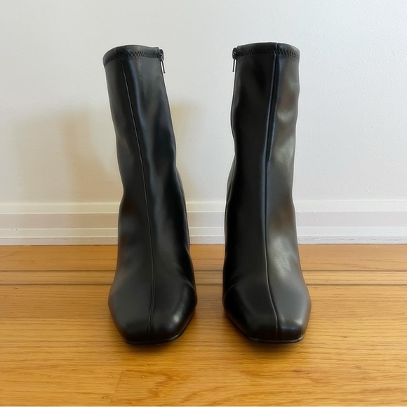 STEVE MADDEN LYNDEN black ankle boots 9.5 - Picture 4 of 5